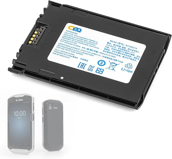 TC57 Scanner Battery BT-000314 for Zebra TC51 TC52 TC56 TC510