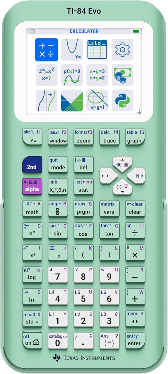 TI-84 Evo Graphing Calculator Texas Instruments, Mint