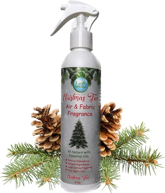 Christmas Tree Air and Fabric Fragrance 8 oz Spray All Natural Perfect for Artificial Trees and Decor