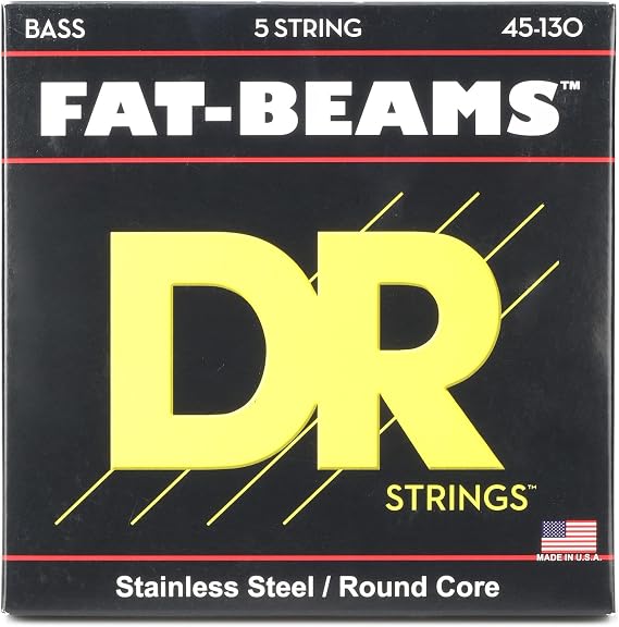 DR Strings FAT-BEAM Bass Guitar Strings (FB5-130)