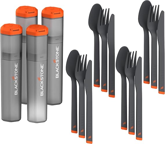 Blackstone Camping Utensils Set for Outdoor Cooking, 4 Pack