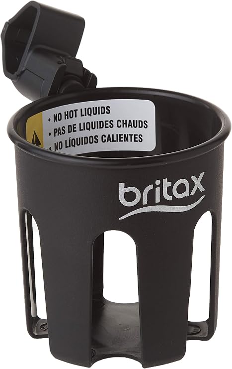 Britax Stroller Cup Holder, Black - Compatible with Single B Agile, B Free, Pathway and B Lively Strollers