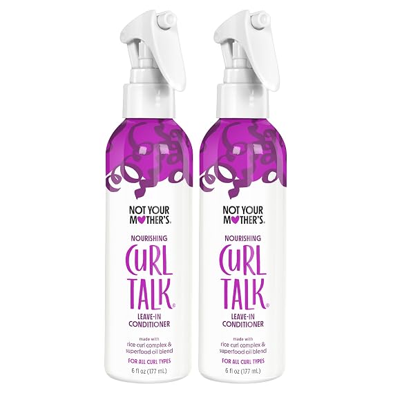 Not Your Mother's Curl Talk Leave-In Conditioner - (2-Pack) 6 fl oz - Formulated with Rice Curl Complex - For All Curly Hair Types