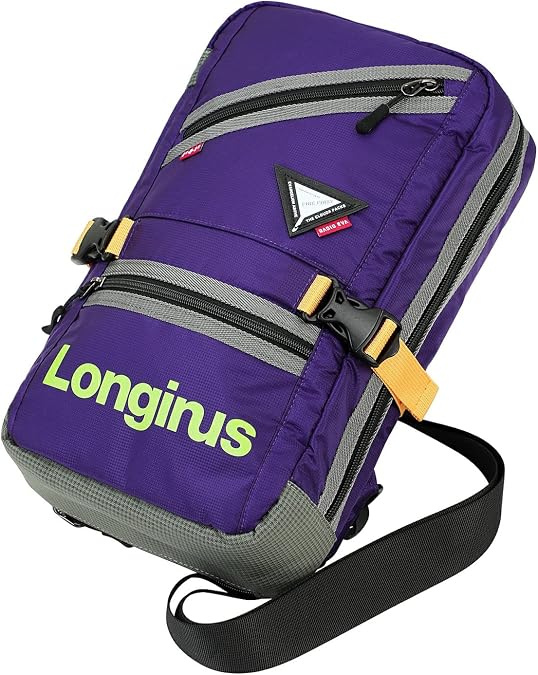 FIREFIRST x RADIO EVA - Evangelion Sling Bag Crossbody Shoulder | Official EVA Collab;Spacious Cosplay Bag;Fits Tablet & Phone;School Outdoor Trip Commute Travel