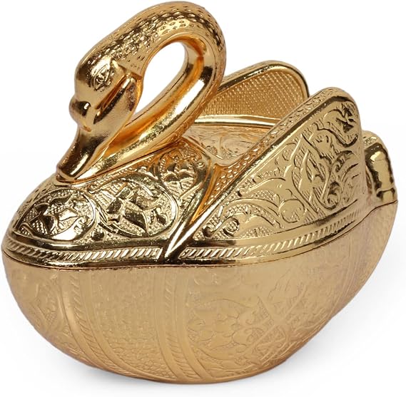 Alisveristime Kugu Big Zinc Alloy Sugar Bowl with Lid (Gold)