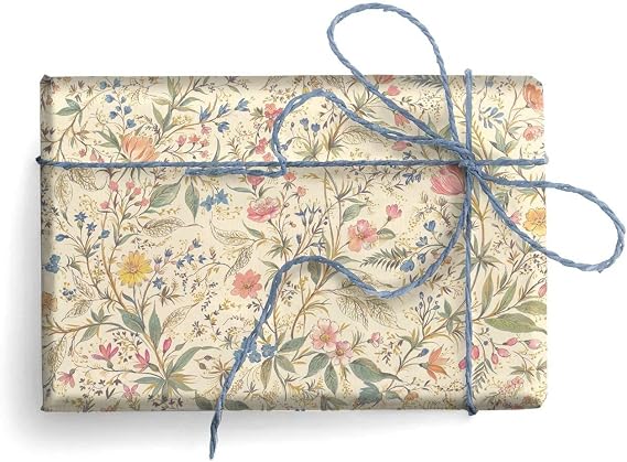 Kartos Primavera Italian Wrapping Paper, Folded