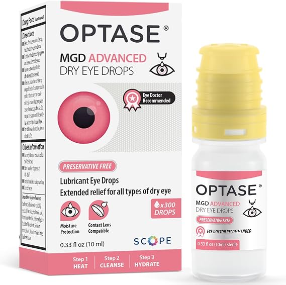 Optase MGD Advanced Dry Eye Drops, 0.33 fl oz