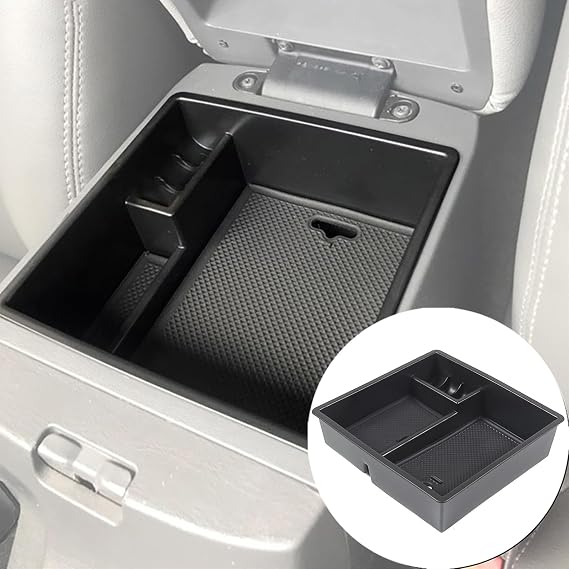 HAPPYHORSE Car Center Console Armrest Storage Box Organizer Accessories Compatible with Toyot@ Hilux 2004-2022,Central Control armrest Organizer Tray Storage Accessories (2004-2015)