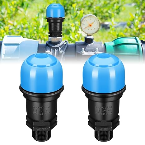 Threlaco 2 Pack 3/4 Inches Air Release Valve Air and Vacuum Release