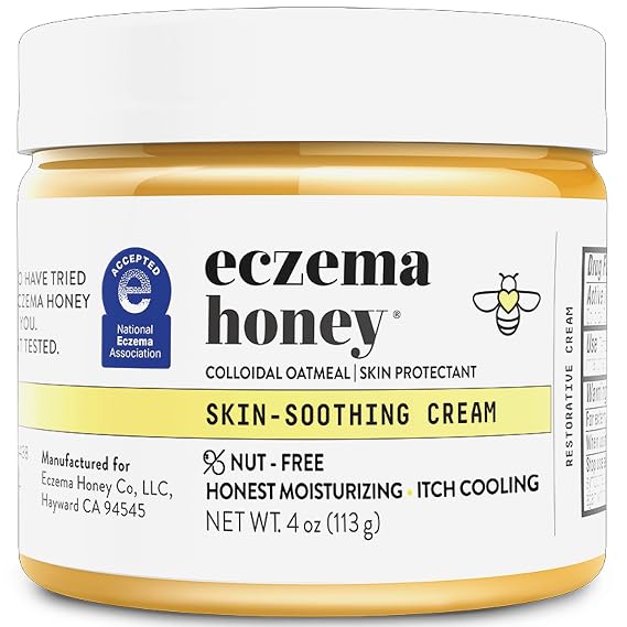 ECZEMA HONEY Nut-Free Original Skin-Soothing Cream For Eczema & More (4 Oz)