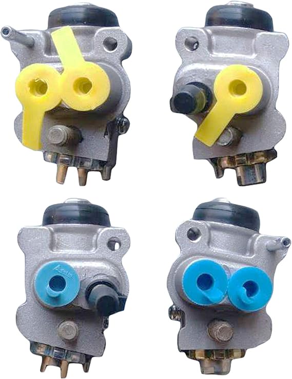 4 PCS Rancher 350 Sintered Brake Pads, Front Left Right Brake Wheel Cylinders for Honda TRX300FW Fourtrax 300 TRX350 Fourtrax Rancher 350 45310-HC5-006 45330-HC5-006 45350-HC5-971 45370-HC5-971