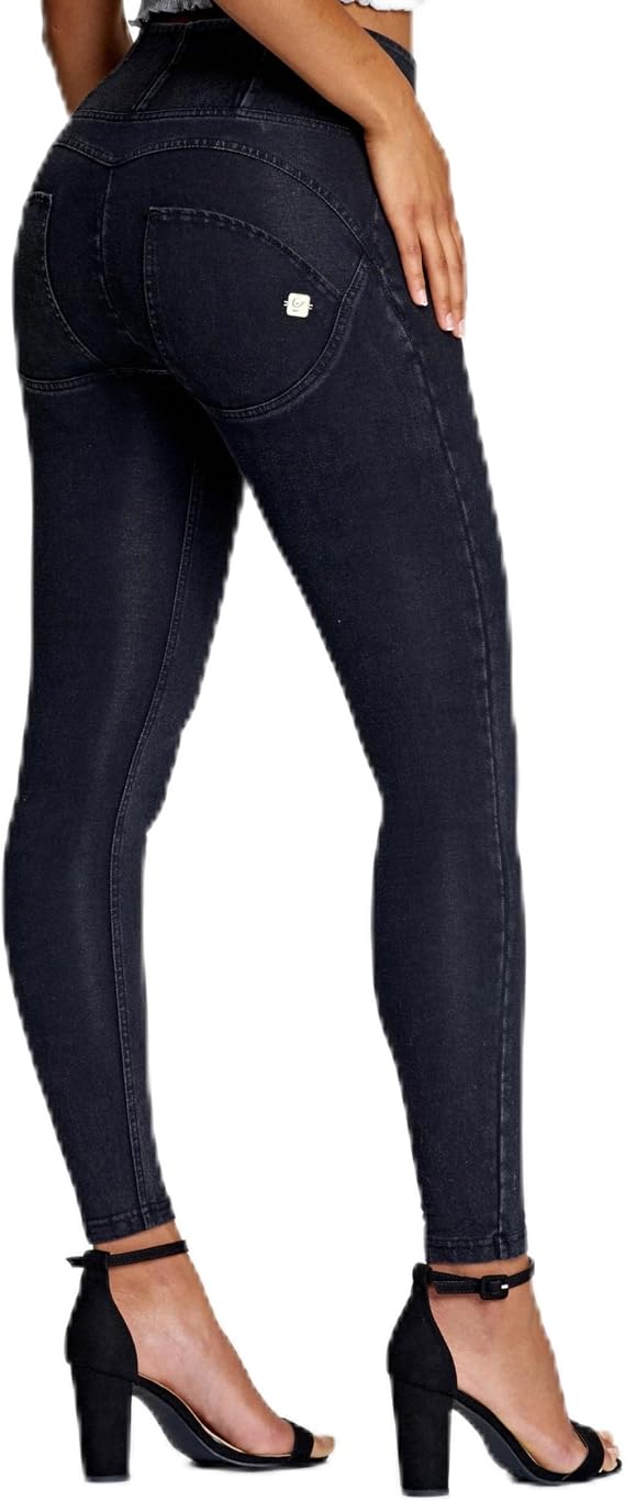 FREDDY WR.UP Denim High Waisted Petite Length | Shaping & Lifting Women's Pants | Italian Designed Skinny Jeans for Women