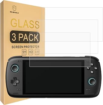 Mr.Shield Screen Protector compatible with AYN Odin 2 MAX [Tempered Glass] [3-PACK] [Japan Glass with 9H Hardness]