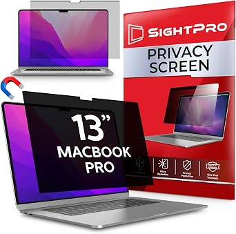 SightPro Magnetic Privacy Screen for MacBook Pro 14 Inch 2021-2026, M1-M5, Pro, Max Patented Removable Laptop Privacy Filter Shield and Protector
