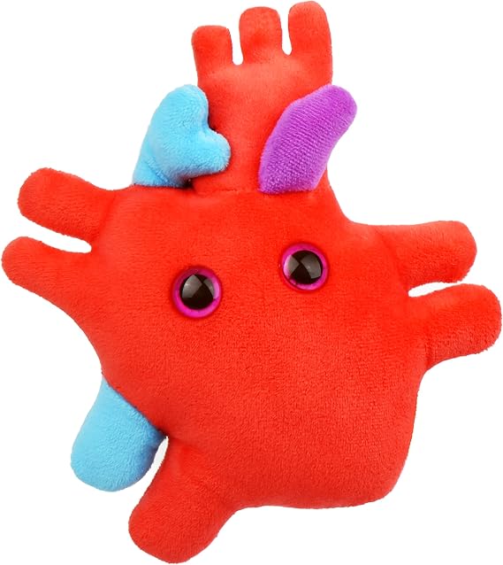 GIANTmicrobes Heart Plush, Organ Transplant Gifts, Open Heart Surgery Gifts