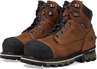 Timberland PRO Boondock 6 Composite Safety Toe Waterproof Brown 7.5 D - Wide