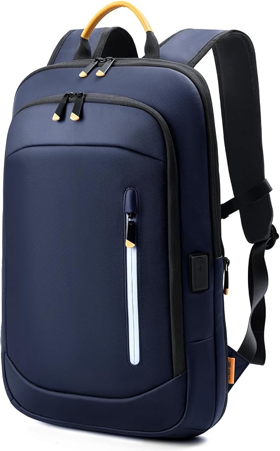 Laptop Backpack for Men, 17.3 Inch Slim Business Travel Rucksack