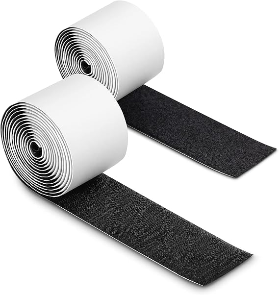 Strich Pedal Board Hook Loop Strips, Guitar Pedalboard Mounting Grip Kit Length 2M Width 5CM