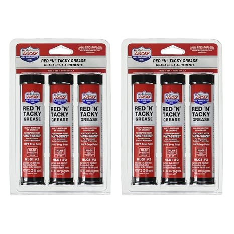 Generic Multi Purpose EP Grease Red Tacky (3x3oz) 2 Pack Special