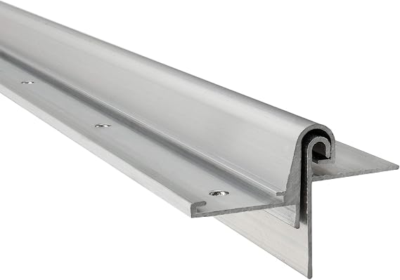 RecPro RV Teardrop Trailer Hurricane Hinge for Galley Hatch Door | 62" Increments | Aluminum | Made in America | Mill Finish