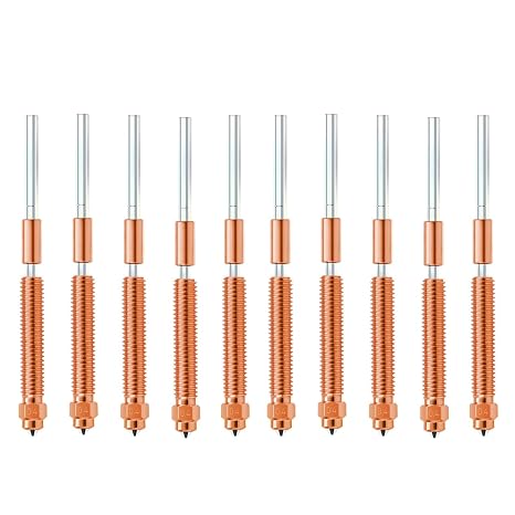for Creality K2 Nozzle K2 Plus K2 Pro Nozzle Kit Combo Quick-Swap All-Metal for Creality Hi Hotend 3D Printer Accessories(10PCS 0.4mm)