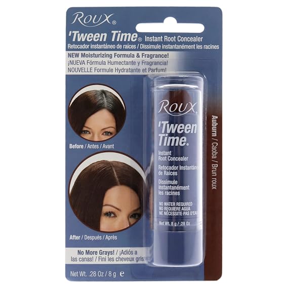Instant Root Concealer by Roux, Auburn Hair Color, Temporary Touchup Stick, Pack of 1