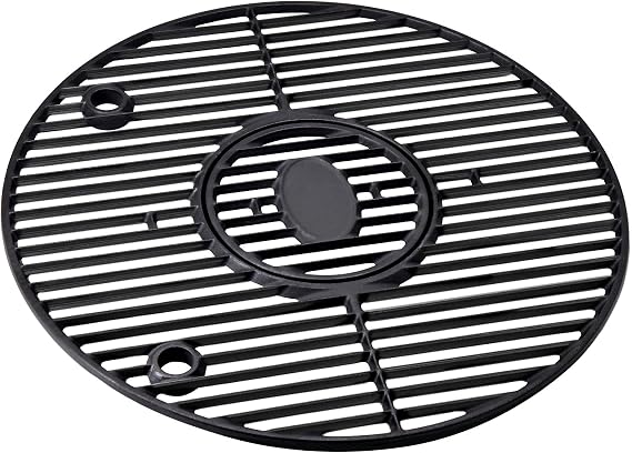 Criditpid 19.5" Round Grill Grates for Char Griller Akorn 16620 E56720, Pit Boss K24, Louisiana Grills K24 Replacement Parts, Cast Iron Grates for Char-Griller Akorn Kamado Ceramic Grill Accessories