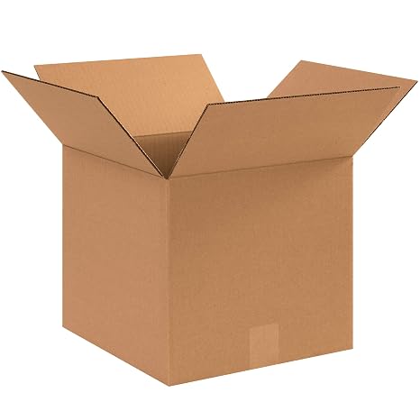 Aviditi 12 x 12 x 11 Corrugated Cardboard Boxes, Small 12"L x 12"W x 11"H, Pack of 25 | Shipping, Packaging, Moving, Storage Box for Home or Business, Strong Wholesale Bulk Boxes