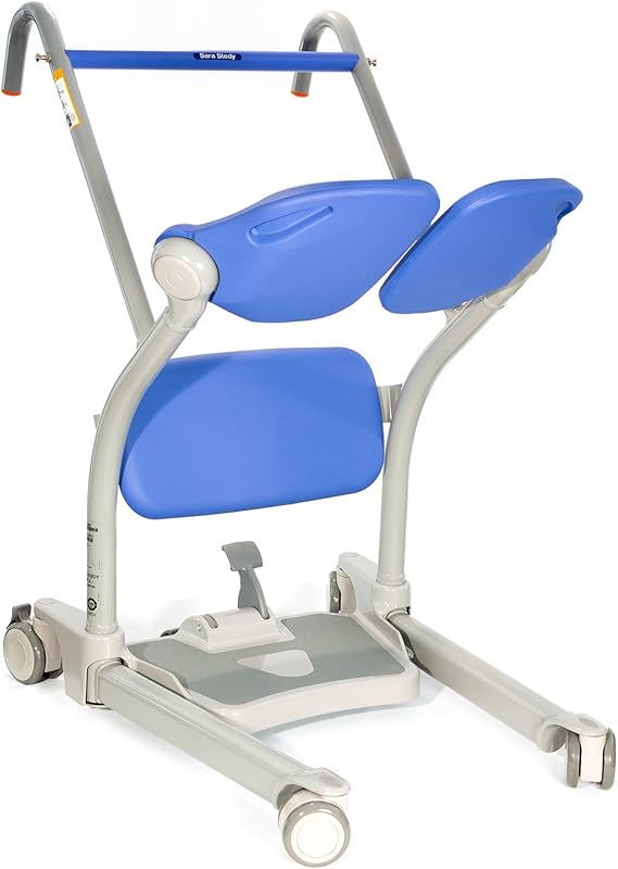 ArjoHuntleigh Sara Stedy Sit to Stand Manual Patient Lift Aid | Fully Assembled Elderly Assistance Products | Holds up to 400 Pounds | Intended for Users 4'11" - 6'6"