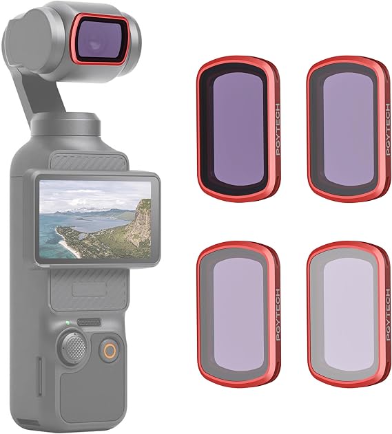 PGYTECH ND Lens Filter Set (ND8-64) for DJI Osmo Pocket 3 4/Xtra Muse