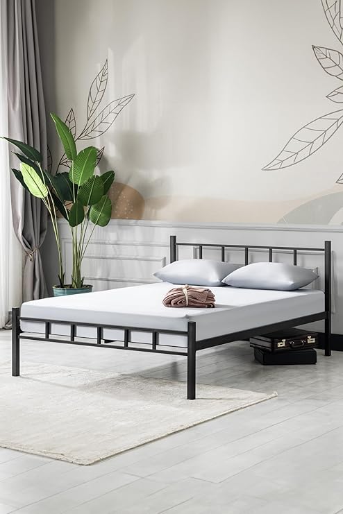 Metal Karyola, K90 Sİyah 160x200