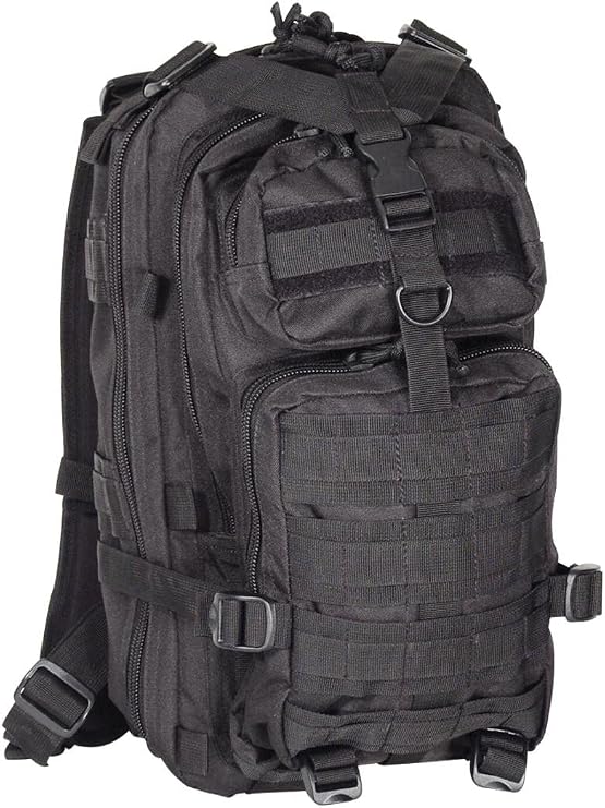 Elite First Aid Fully Stocked Tactical Trauma Backpack, Black
