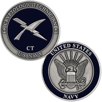 U.S. Navy Cryptologic Technician (CT) Challenge Coin