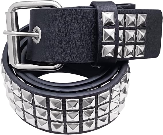 Studded Belt Punk Belt Y2K Goth Rivet Belts For Women Unisex Christmas Gift