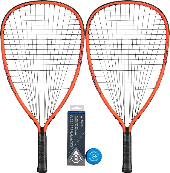 HEAD Cyclone Twin Racketball Set with 3 Racketball Balls
