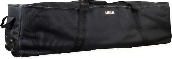 Gearlux Deluxe Drum Equipment Carrying Bag with Wheels for Hardware and Stands