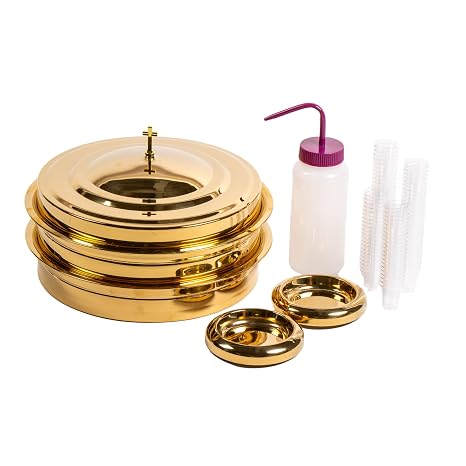 Broadman Church Supplies RemembranceWare Communion Starter Kit, Brass