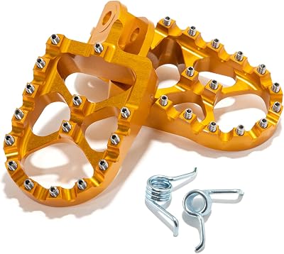 TOFR Foot Pegs for SUZUKI V-strom DL 650 2004-2024 DL 1000 2002-2019 Footrest for Kawasaki KLR 650 2011-2018 2022-2024