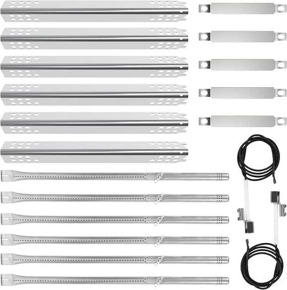 DELSbbq BBQ Grill Parts Replacement Kit for Charbroil Performance 6 Burner