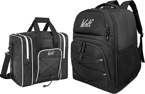 WOLT 2 Ball Bowling Backpack and 1 Ball Bowling Bag
