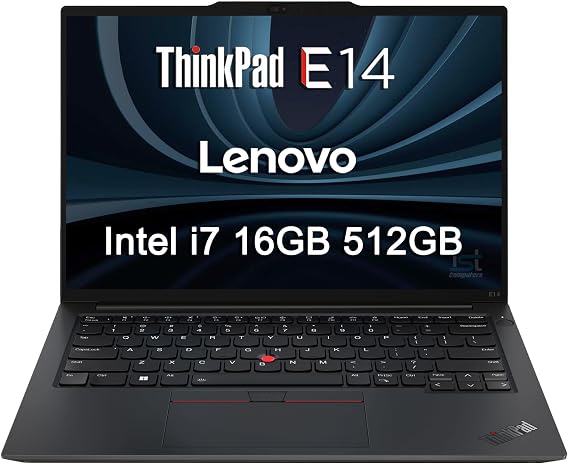 Lenovo ThinkPad E14 Business Laptop, Intel i7-1355U, 16GB RAM, 512GB SSD