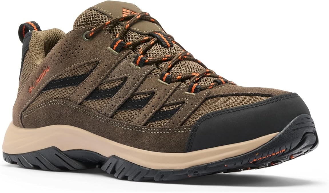 Columbia Mens Crestwood Hiking Boots | High Traction, Lightweight, Breathable, Wide Fit Available