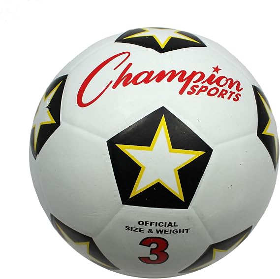 Champion Sports Rubber Cover Soccer Ball