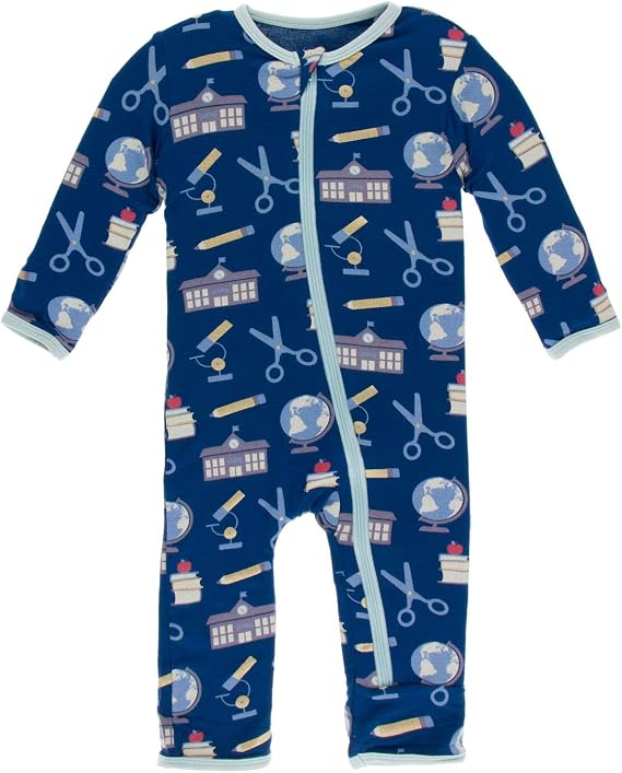 KicKee Pants Print Coverall with Zipper