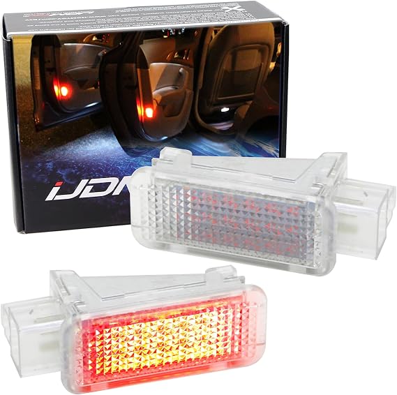 iJDMTOY LED Step Door Courtesy Lights For Audi A3/A4/A5/A6/A7/Q3/Q5/Q7