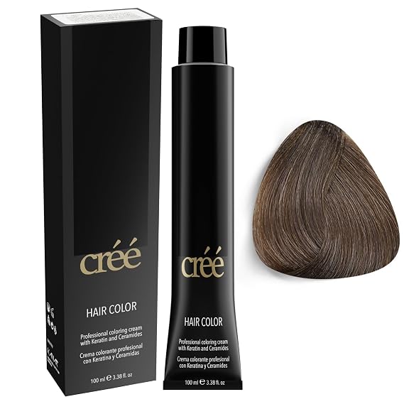Cree Professional 7.11 Intense Ash Blond Permanent Hair Color - Long Lasting, Rich Vibrant - Gray Coverage 100ml - 3.4 fl.oz.