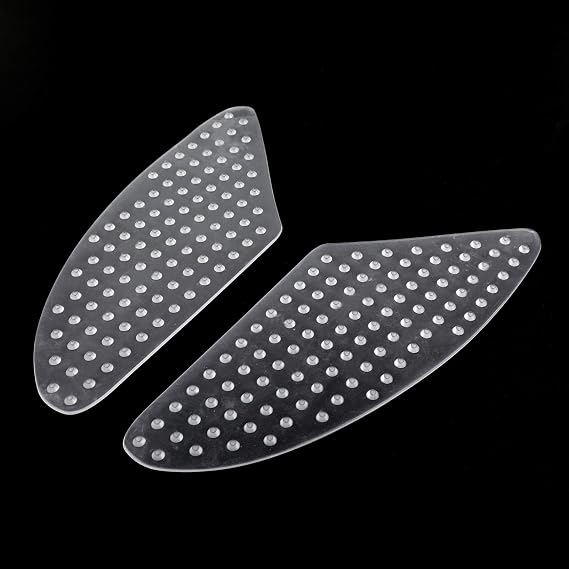 Motorcycle Traction Tank Side Pad Gas Knee Grip Protector Decal Fit for Honda CBR600RR 2003-2006, for Kawasaki ZX636R/ZX6RR 2005-2008, for Yamaha FZ1 FAZER 2001-2013