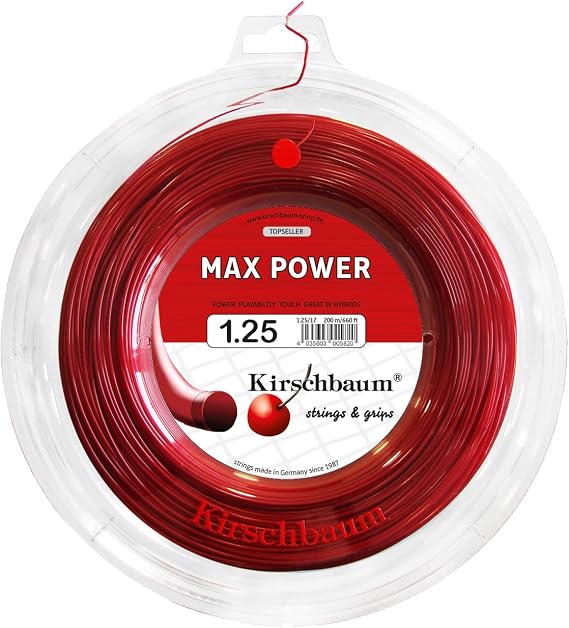 Kirschbaum Reel Max Power Red 660ft. Monofilament Fishing Line