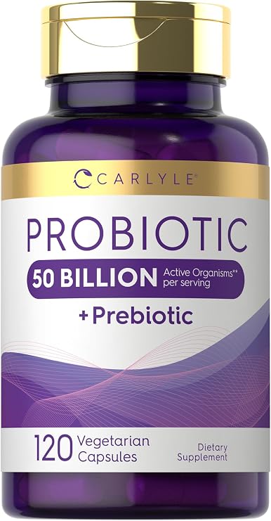 Carlyle Probiotics with Prebiotics | 120 Capsules