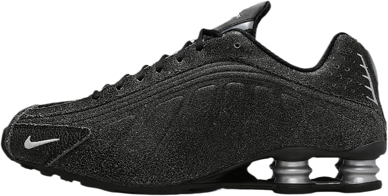 Nike Shox R4 Men's Shoes (Black/Light Smoke Grey/Metallic Silver/Sail)